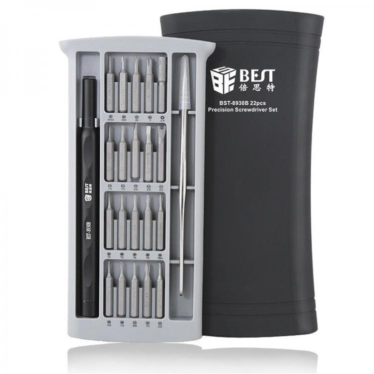 shopping כלי עבודה BEST BST-8930B 22 in 1 Multifunctional Precision Screwdriver Magnetic Bits Mobile Phone Computer Repair Screwdrivers Tools Kit