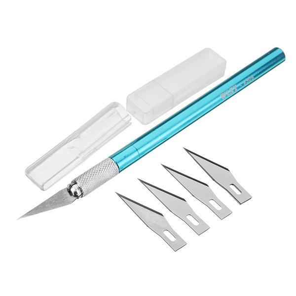 shopping כלי עבודה Metal Handle Hobby Cutter Craft with 6pcs Blade Cutting Tool