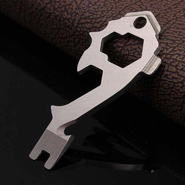 shopping כלי עבודה AOTDDOR EDC 12 in 1 Multi-function Key Bottle Opener Keychain Gadget