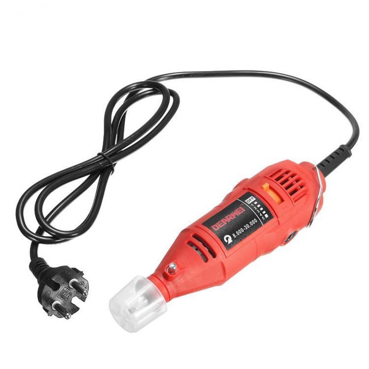 shopping כלי עבודה Red 220V Electric Grinder Variable Speed Rotary Power Tool