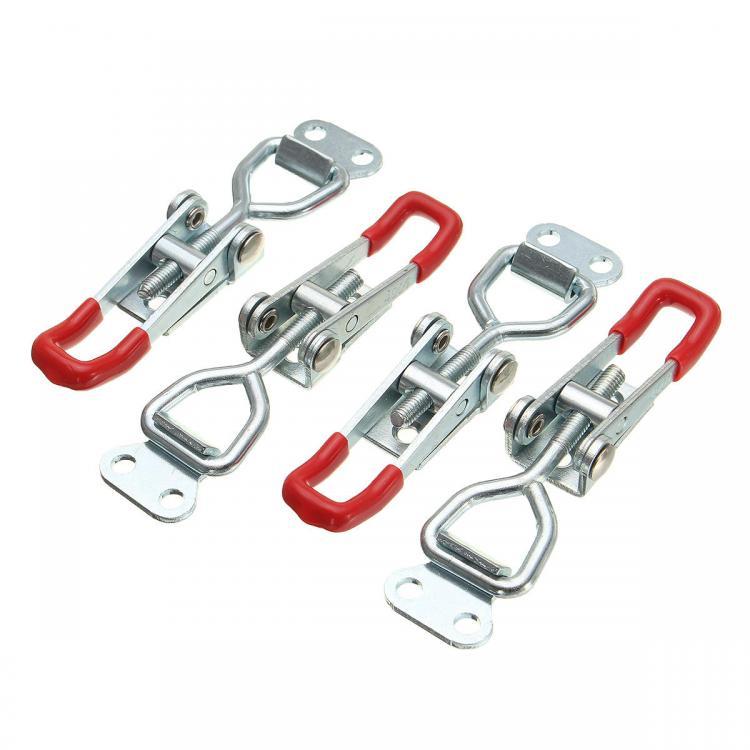 shopping כלי עבודה 4Pcs Toggle Galvanized Iron Latch Catches Hasp for Case Box Chest Trunk