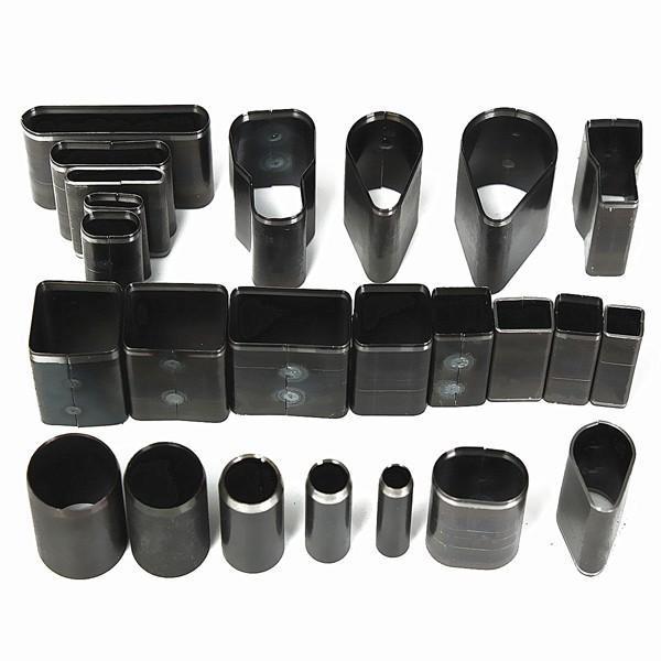shopping כלי עבודה 24 Shape Style Hole Hollow Cutter Punch Set For Handmade Leather Craft DIY Tool