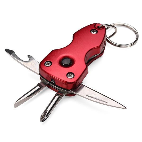 shopping כלי עבודה 5in1 Multi-function Screwdriver Bottle Opener key chain Tools