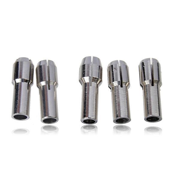 shopping כלי עבודה 5pcs DREMEL Chucks 1mm/1.5mm/2.35mm/3mm/3.17mm Fits Dremel Rotary Tool