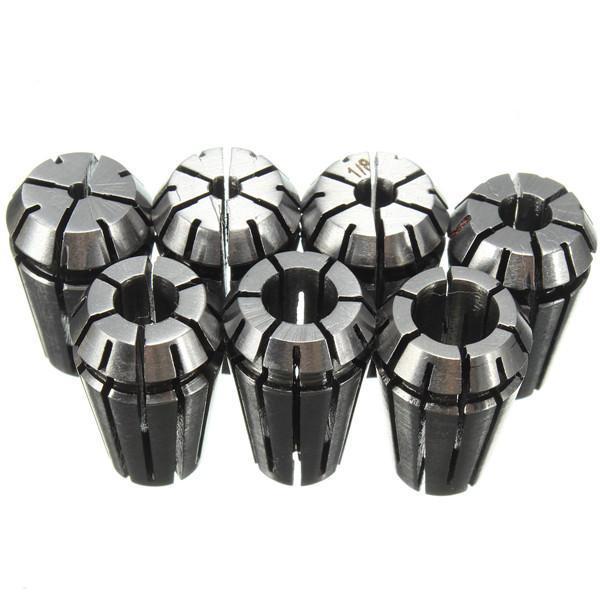 shopping כלי עבודה 7PCS ER11 Precision Spring Collet Set CNC Milling Lathe Tool