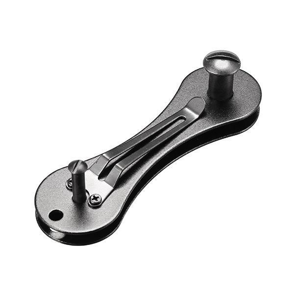 shopping כלי עבודה AOTDDOR Aluminum Black Portable Key Clip Holder KeyChain EDC Tool