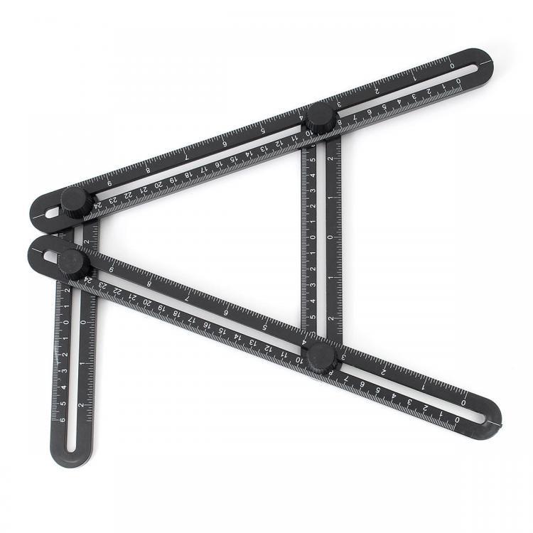 shopping כלי עבודה Raitool&trade; Four Side Measuring Tool Multi Angle Ruler Template Tool Angle Finder Protractor