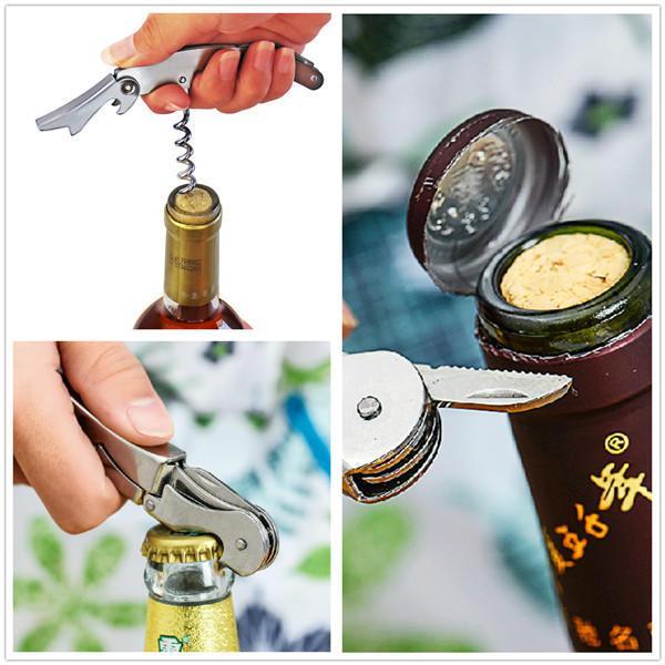 shopping כלי עבודה Multifunctional Stainless Metal Corkscrew Wine Beer Bottle Opener 7 Colors