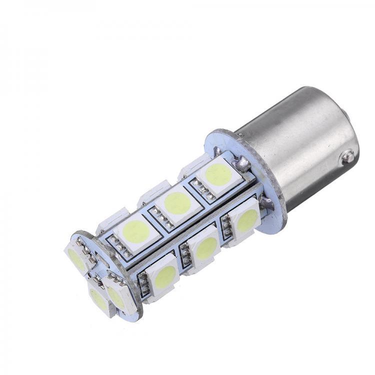 shopping אורות לרכב 5W 1156 BA15S 5050 18SMD Car LED Tail Brake Reverse Light Turn Signal Bulb 12V 6000K White