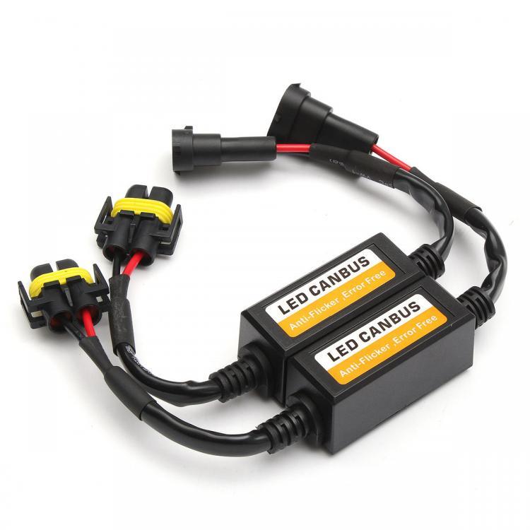shopping אורות לרכב H11 LED Headlight Decoder Canbus Error Free Anti Flicker Resistor Canceller 2PCS