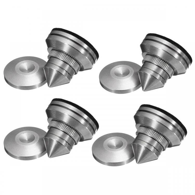 shopping אורות לרכב 4pcs Brass Shock Absorber Speaker Spike + Pad Base Amplifier Isolation Cone Stand Feet
