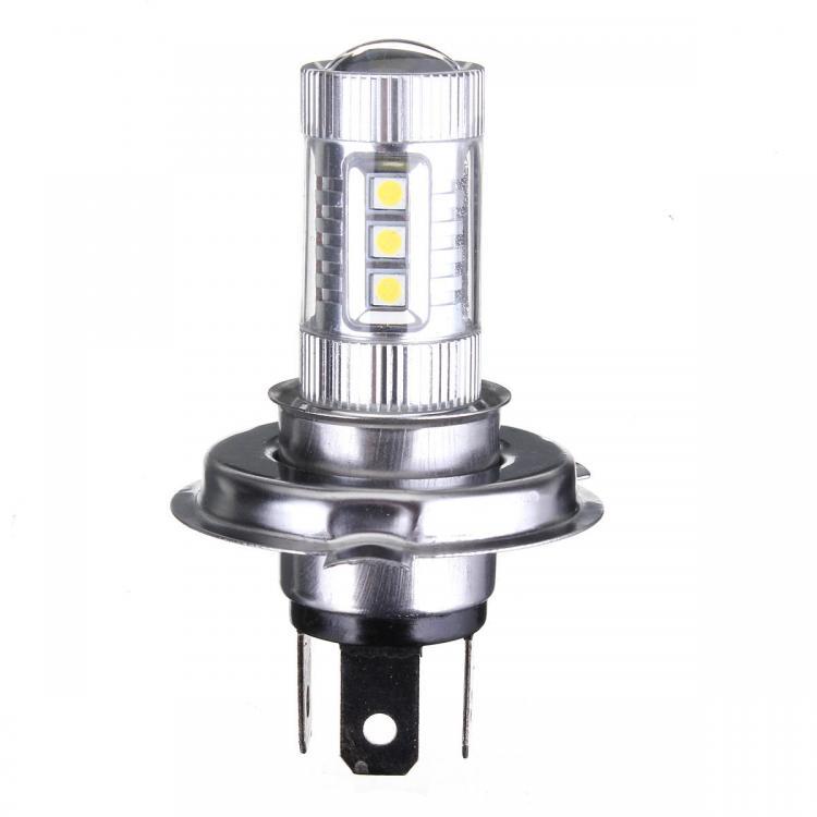 shopping אורות לרכב 48W H4 LED Fog Lights High Low Headlight Bulb Daytime Running Lamp 7000K White for Car Motocycle