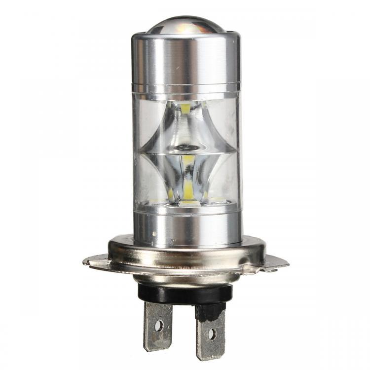 shopping אורות לרכב H7 2323 Fog Running Light White High Power LED Car Bulbs 60W 6000K 10-30V
