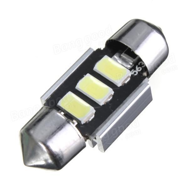 shopping אורות לרכב 31MM Festoon 5630 Chip LED White Dome Interior Light License Plate Light Bulb