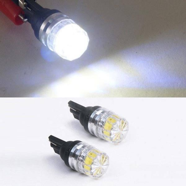 shopping אורות לרכב 2X White T10 5050 SMD LED Car Side Tail Light Bulbs 12V