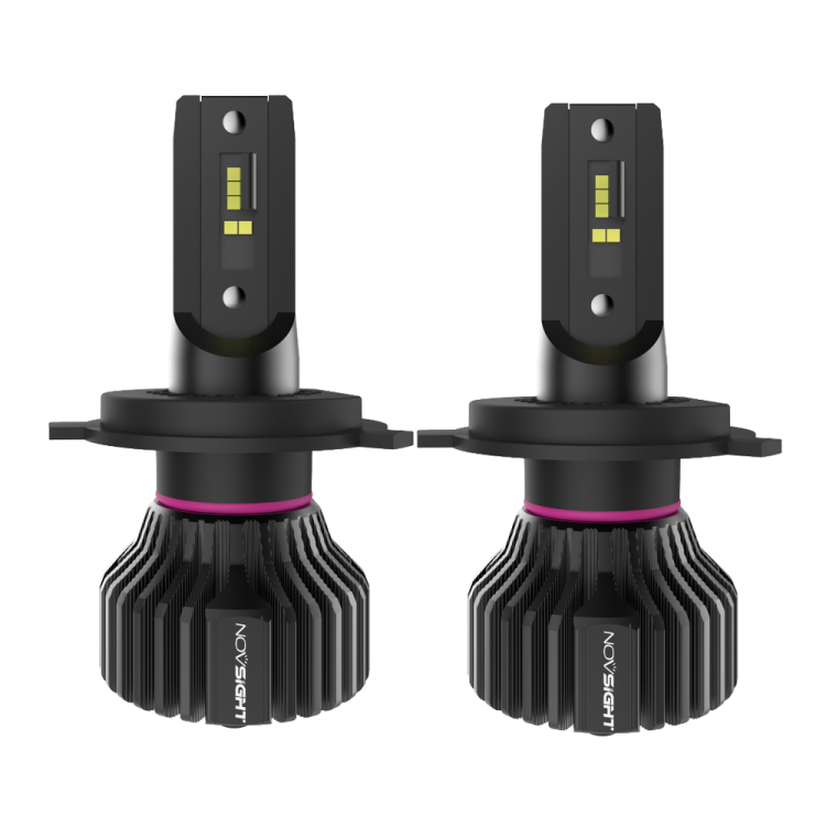 shopping אורות לרכב NovSight A500-N31 50W Car LED Headlights Bulb H1 H4 H7 H11 9005 9006 10000LM 6500K White 2PCS Rebrand From NightEye