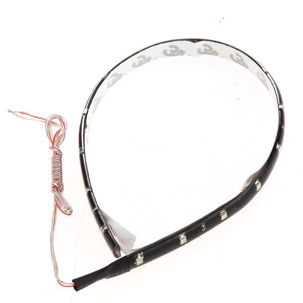 shopping אורות לרכב 30cm 15 SMD LED Flexible Strip Light Car Van 12V New