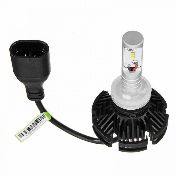 shopping אורות לרכב Pair X3 Car LED Headlights Bulbs H1 H3 H4 H7 H8/9/11 9005/9006 880 881 DIY Color Temp 50W 6000LM