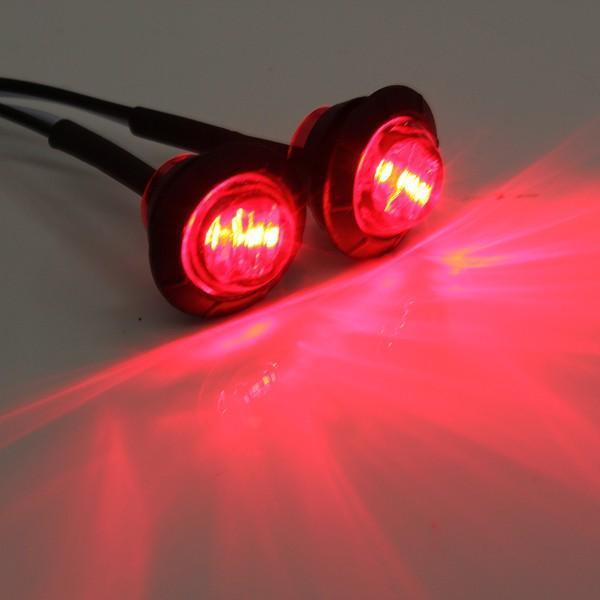 shopping אורות לרכב 12V-24V LED Side Marker Light Indicator Lamp Car Bus Truck Trailer Caravan Lorry