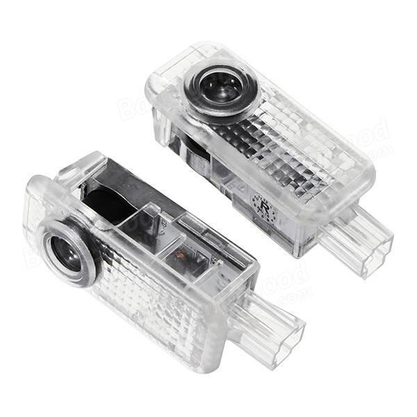 shopping אורות לרכב Car LED Welcome Door Light Logo Projector Decorative Lamp for Audi A3 A4 A6 A7 A8 Q3 Q5 Q7 TT R8
