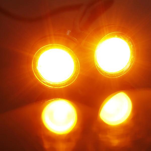 shopping אורות לרכב 2PCS 3W LED Eagle Eye Lights Daytime Running DRL Bulb Backup Reversing Lamp 12V White for Car Motor