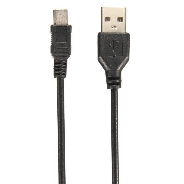 shopping מצלמות לרכב וציוד USB 2.0 A Male to Mini 5 Pin B Charging Cable Cord 75cm for DVR GPS PC Camera MP3