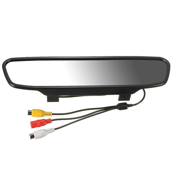 shopping מצלמות לרכב וציוד Car TFT LCD Monitor Mirror Wireless Reversing Rear View Backup Camera 12V