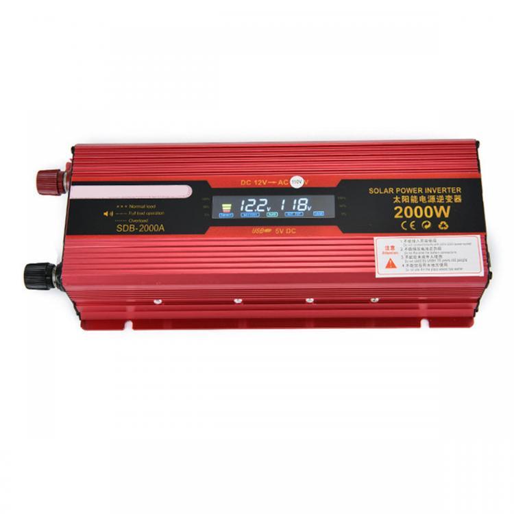 shopping ציוד אלקטרוני לרכב iMars 2000W Solar Power Inverter 12V to 110V Car Inverter with LCD Screen