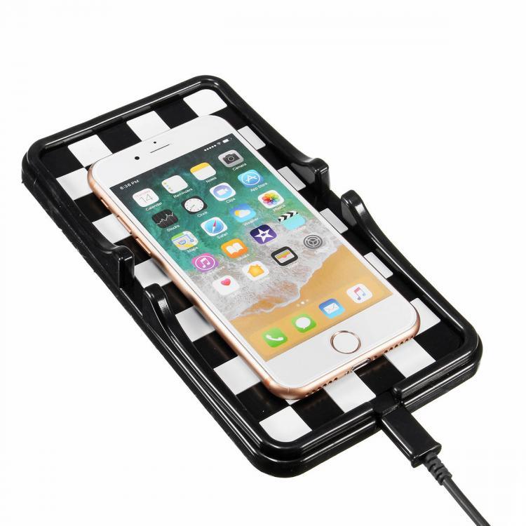 shopping ציוד אלקטרוני לרכב 5W Car Anti-slip Pad QI Wireless Car Charger Holder