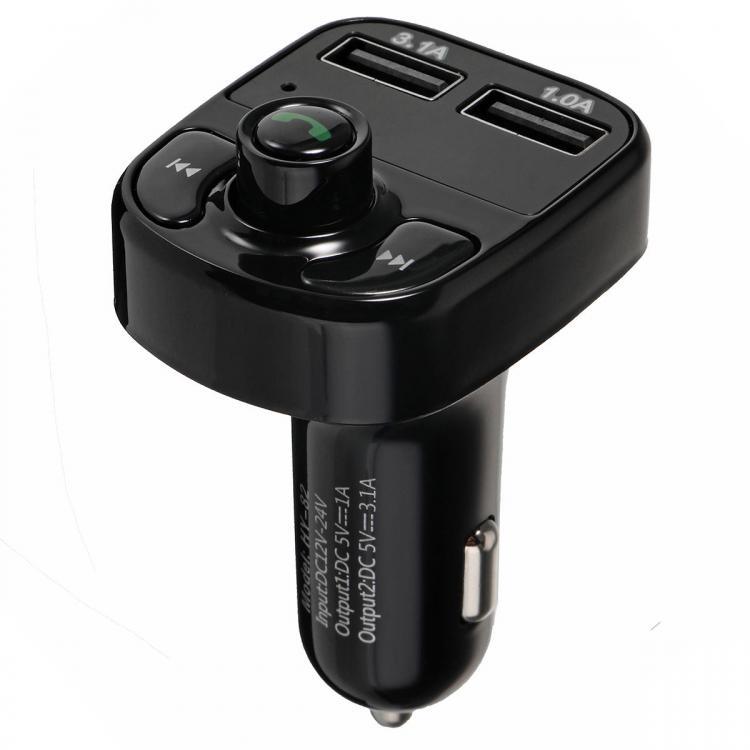 shopping ציוד אלקטרוני לרכב Dual Usb Car Charger MP3 Audio Player bluetooth Car Kit  FM Transimittervs Hands Free Phone Charger