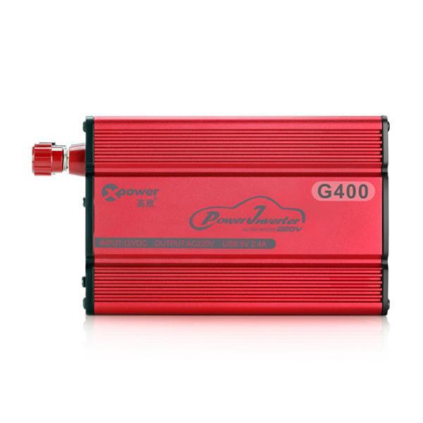 shopping ציוד אלקטרוני לרכב G400 Car Power Inverter Charger AC 220V 400W USB 2.1A