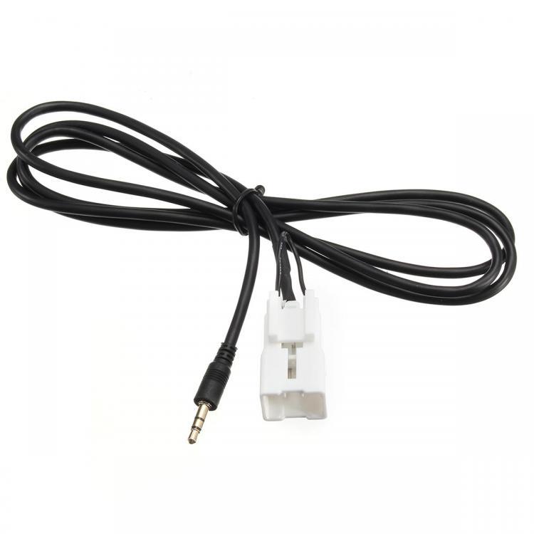 shopping ציוד אלקטרוני לרכב 5 Pin Car Stereo Radio Aux In MP3 Adaptor Lead Cable for Ford BaBf Falcon
