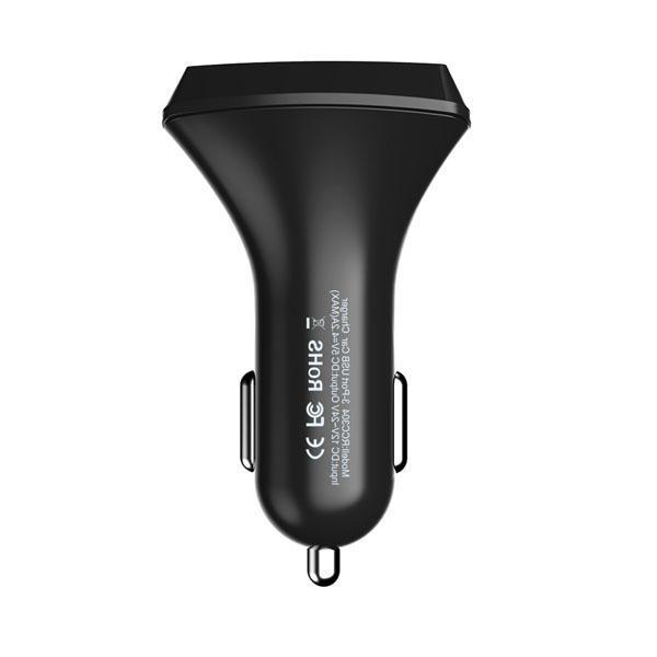 shopping ציוד אלקטרוני לרכב Remax Universal Vehicle USB Car Charger Triple 3 USB Port DC Adapter