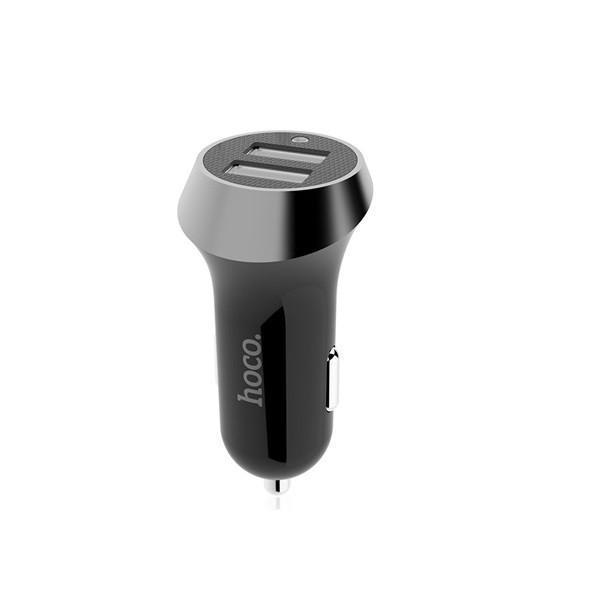 shopping ציוד אלקטרוני לרכב Hoco UC202 Two Port Car Charger Dual USB 5V 2.4A Adapter For IPhone Xiaomi Samsung