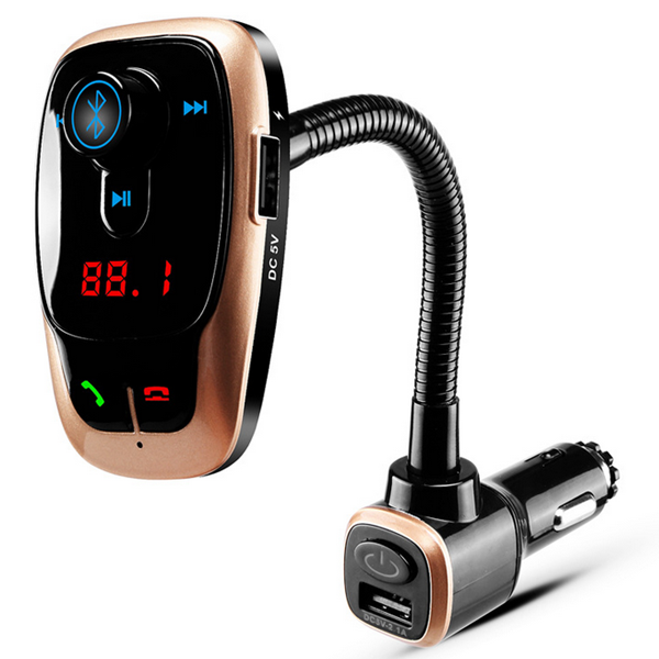 shopping ציוד אלקטרוני לרכב BL106 Car Kit Hands Free MP3 Play FM Transimittervs Dual Usb Charger with bluetooth Function