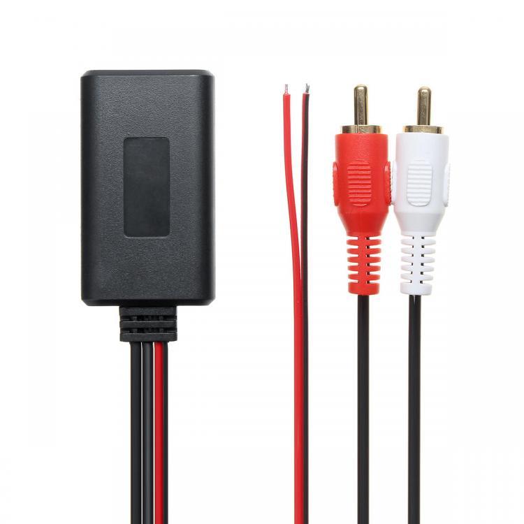 shopping מערכות שמע ומסכים לרכב Universal Car bluetooth Connection Adapter for Stereo with RCA AUX IN Audio Input Wireless Cable