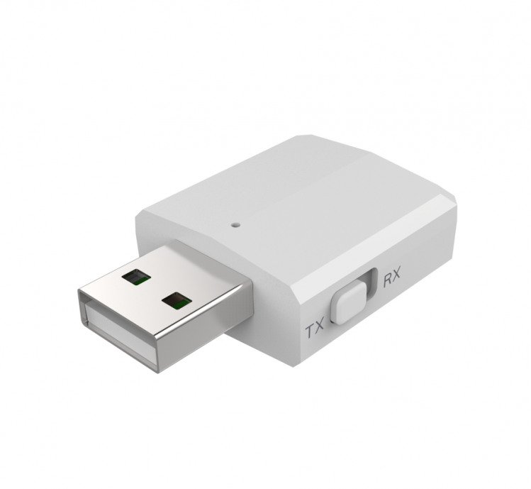 shopping מערכות שמע ומסכים לרכב iMars ZF-169 White bluetooth 5.0 2-In-1 Audio Wireless Receiver Transmitter Stereo AUX RCA USB 3.5mm Jack For TV PC Car Adapter Ki