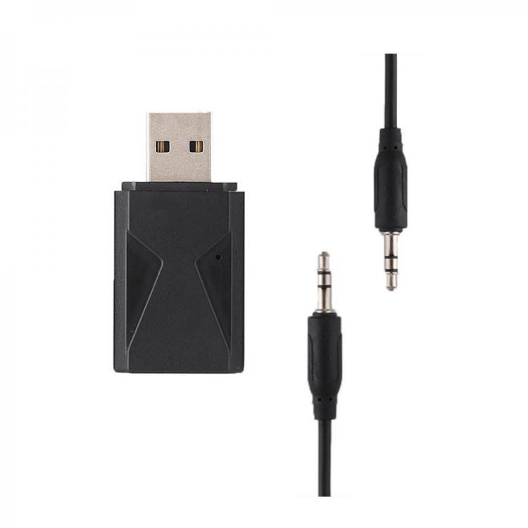 shopping מערכות שמע ומסכים לרכב X01 Built-in Microphone bluetooth 5.0 Transmitter Receiver 2-in-1 Hands-free Calling Wireless Audio Adapter