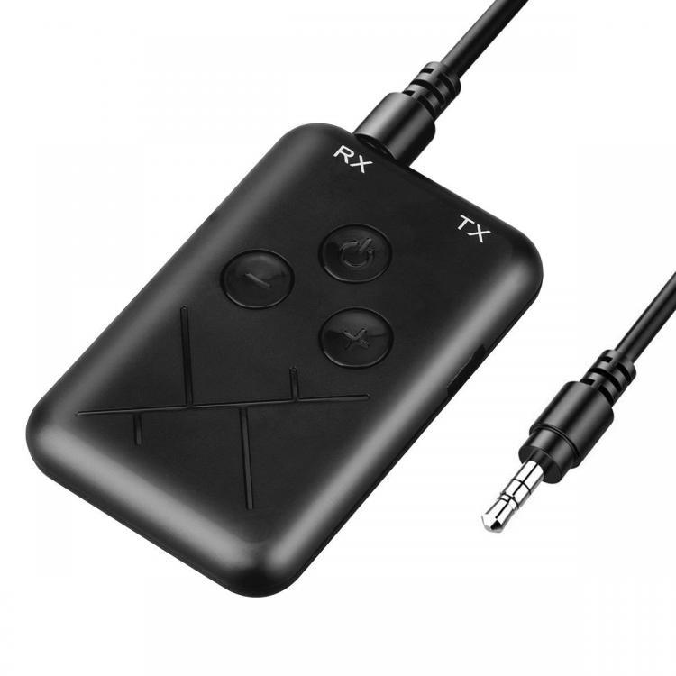 shopping מערכות שמע ומסכים לרכב iMars Wireless bluetooth Receiver Transmitter Adapter 2-in-1 3.5mm AUX Jack For Car Audio Headphone Home TV