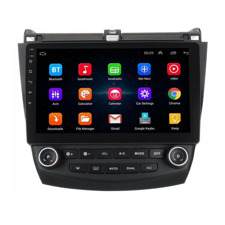 shopping מערכות שמע ומסכים לרכב 10.1 Inch 2 DIN for Android 8.1 Car Stereo 1+16G Quad Core MP5 Player GPS WIFI FM AM Radio for Honda Accord 2003-2007