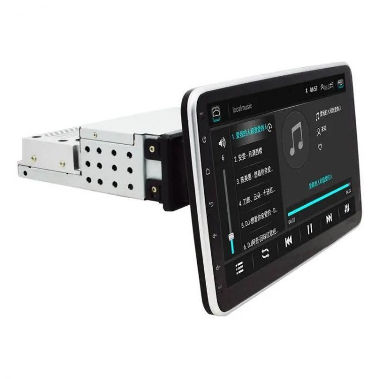 shopping מערכות שמע ומסכים לרכב 9 Inch 1DIN for Android 8.1 Car Stereo 360 Degree Rotation Multimedia Player 8 Core 1+16G 2.5D Screen GPS WIFI FM AM Radio