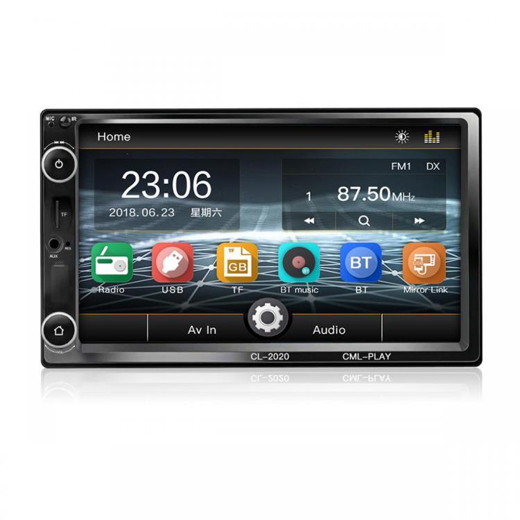 shopping מערכות שמע ומסכים לרכב CL-2020 7 Inch HD Touch bluetooth Hands Free Remote Control Car MP5 Player