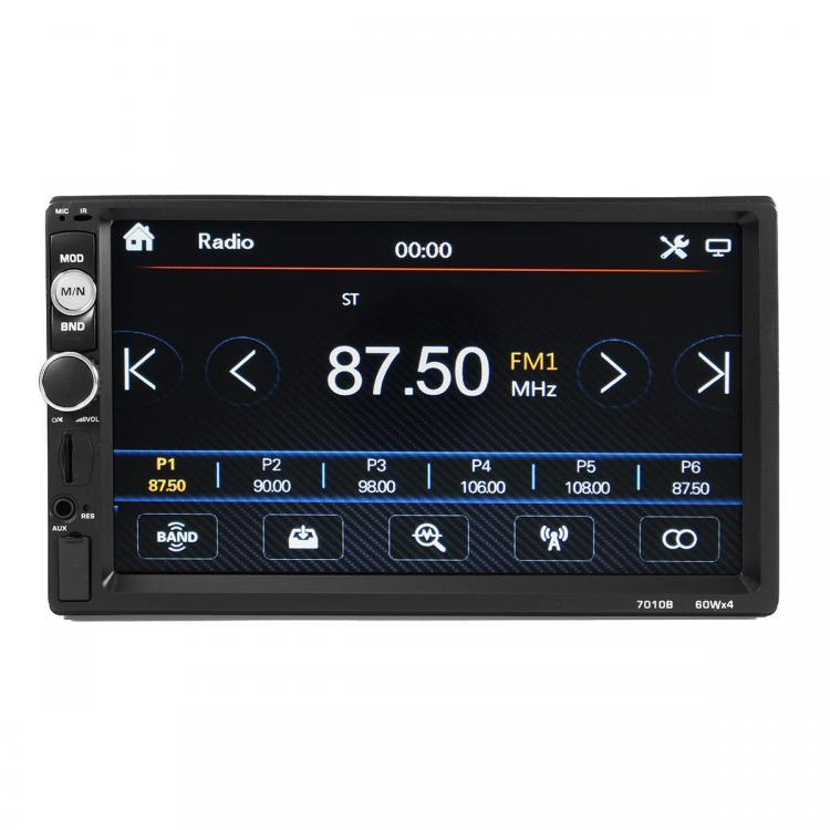 shopping מערכות שמע ומסכים לרכב 2 DIN 7 Inch Car Player MP5 FM Radio bluetooth Rear Camera USB TF Aux RC Touchscreen