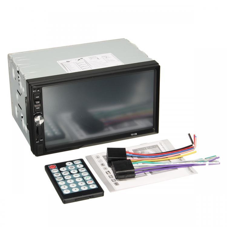 shopping מערכות שמע ומסכים לרכב 7012B 7inch 2DIN Car bluetooth Touchscreen MP3 MP4 MP5 Player Video Stereo FM Aux Input