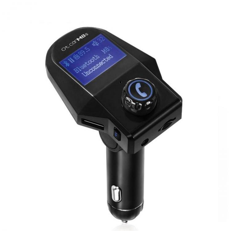 shopping מערכות שמע ומסכים לרכב M8S bluetooth Car Kit Handsfree MP3 Player FM Transmitter U Disk TF Card USB Charger