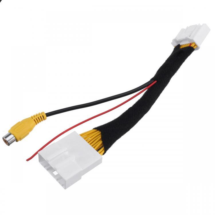 shopping מערכות שמע ומסכים לרכב 24Pin Rear View Camera Adapter Connection Cable for Renault Dacia Opel Vauxhall