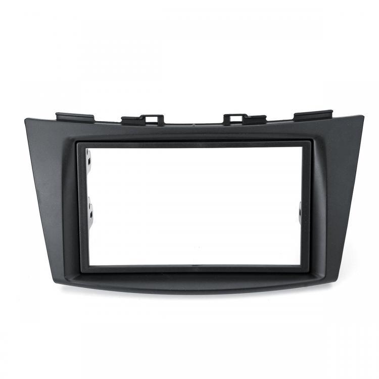 shopping מערכות שמע ומסכים לרכב Car Dashboard Stereo Radio Fascia Panel with Plate Frame Adapter For Suzuki Swift 2011-2016
