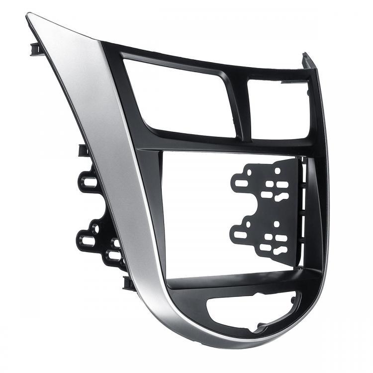 shopping מערכות שמע ומסכים לרכב 2DIN Car Refitting Radio Stereo Fascia Frame Panel DVD Trim Kit for HYUNDAI i-25 i25 Accent Solaris Verna