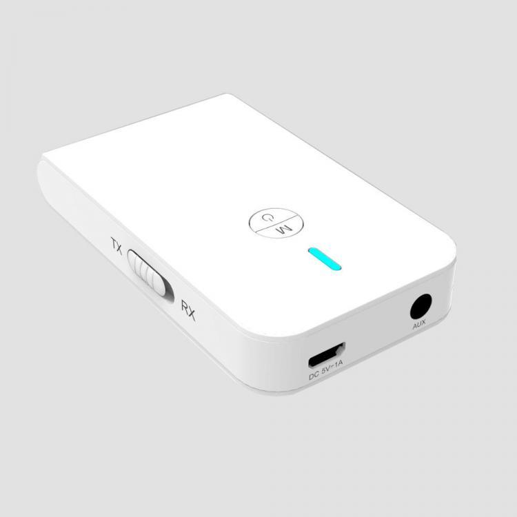shopping מערכות שמע ומסכים לרכב BT-6 bluetooth 5.0 Transmitter Receiver 2-IN-1 bluetooth Adapter With Micro Support Hands-free