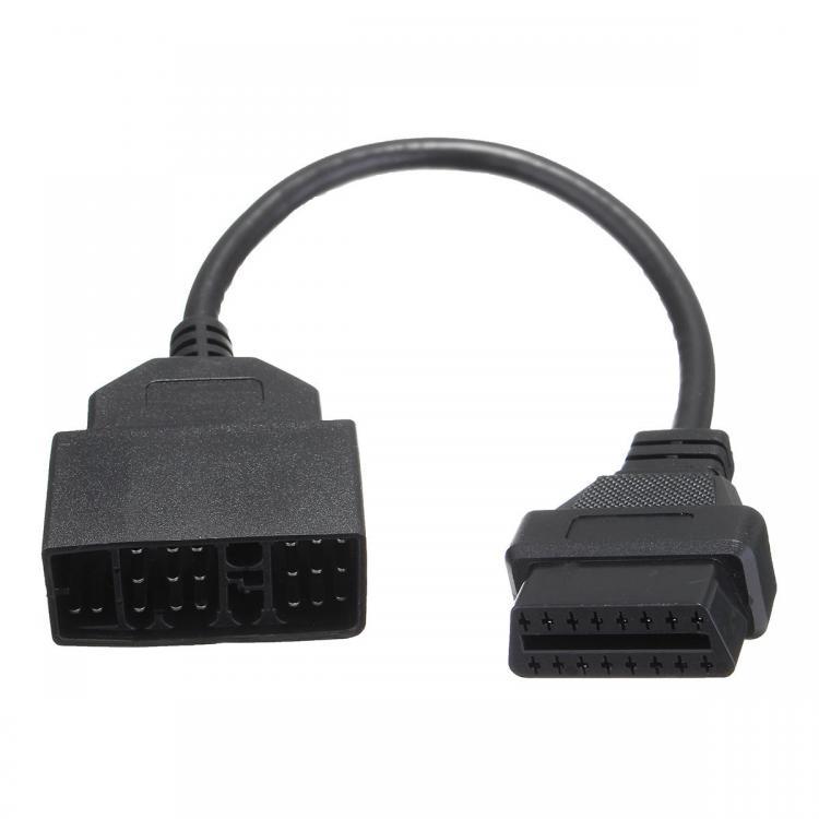 shopping מערכות למציאת תקלות 22 Pin OBD1 to 16 Pin OBD2 Convertor Adapter Cable for TOYOTA Diagnostic Scanner
